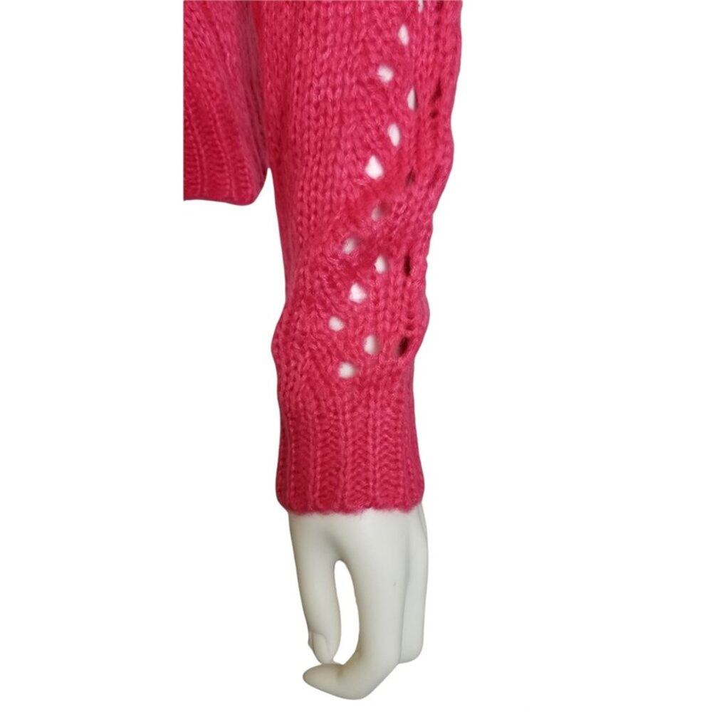 Women's Pink Knit Sweater by Woven Heart NEW - Picture 7 of 8